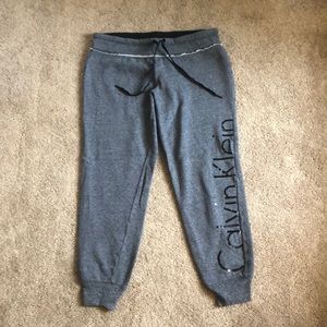 Comfy dark grey Calvin Klein joggers